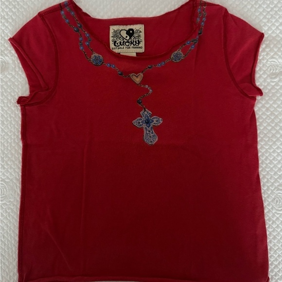 Lucky Brand Other - Lucky Brand Red Graphic Tee